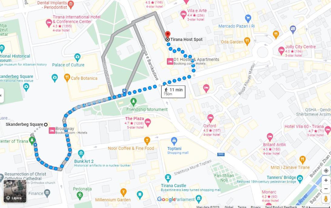 Angie'S Perfect Location Flat - Walk To Sights 地拉那 外观 照片